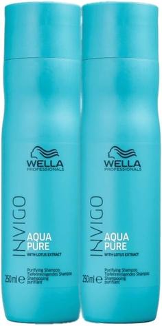 Kit Wella Professionals Invigo Balance Aqua Pure - Shampoo Antirresiduos 250ml (2 Unidades)