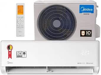 Ar Condicionado 9000 Btus Split Hi Wall Inverter Midea Frio Ai Ecomaster 220v