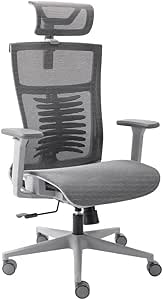 cadeira-de-escritorio-ergonomico-cinza-elements-vertta-pro - Imagem