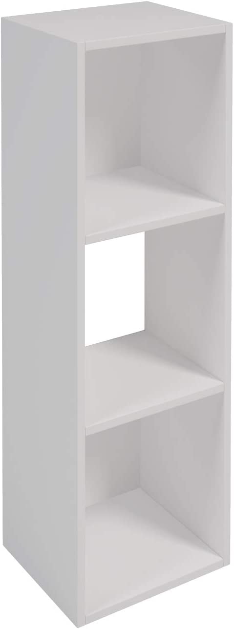 estante-falkk-torre-3-nichos-90cm-branca - Imagem