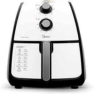 fritadeira-airfryer-sem-oleo-4l-branco-220v-midea - Imagem