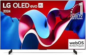 smart-tv-4k-42-lg-oled-evo-gaming-tv-oled42c4-processador-9-ger7-ai-painel-144hz-design-ultra-slim-dolby-vision-dolby-atmos-g-sync-freesync - Imagem