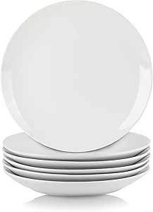 10-strawberry-street-prato-de-salada-simply-white-de-19-cm-conjunto-de-6 - Imagem