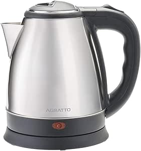 Agratto 784 - Chaleira Eletrica Inox, 220v, 1,8 Litro, Preto/inox