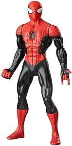 boneco-marvel-spider-man-olympus-homem-aranha-figura-de-24-cm-para-criancas-acima-de-4-anos-f0780-hasbro-vermelho-e-preto - Imagem