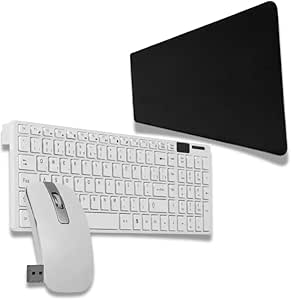 kit-teclado-e-mouse-sem-fio-wireless-para-computador-pc-notebook-e-clique-silencioso-ambidestro-conexao-usb-mouse-pad-gamer-grande-profissional-com-borda-costurada-preto-volt3m - Imagem