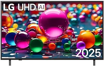 Smart TV LG UHD AI UA75 50 polegadas HDR10 Pro Processador α7 AI Ger 8 webOS 25