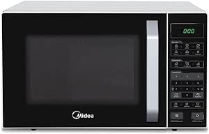 micro-ondas-27l-branco-e-preto-midea-led-mxsa27p1-110v - Imagem