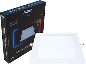 painel-plafon-inteligente-led-smart-wi-fi-compativel-com-alexa-linha-neo-18w-22x22-embutir-quadrado-luz-branca-e-amarela-2700k-6500k-bivolt-avant-290118076-branco - Imagem