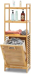 cesto-bambu-de-lavanderia-inclinavel-com-prateleiras-de-armazenamento-3-camadas-cesta-de-roupas-removivel-armario-banheiro-quarto-natural-heimon - Imagem