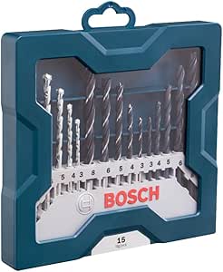 bosch-jogo-brocas-alvenariametalmadeira-mini-x-line - Imagem