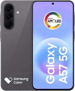 Smartphone Samsung Galaxy A57 5G 128GB, 8GB RAM, Recursos AI (Cinza)