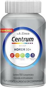 centrum-select-homem-50-mais-multivitaminico-de-a-a-z-suplemento-alimentar-60-comprimidos - Imagem