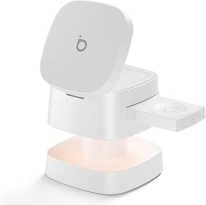 Carregador Sem Fio 4 em 1 Basike - Carregador por Indução 15W(Branco)