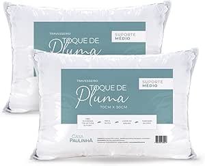 kit-02-travesseiros-toque-de-pluma-pena-percal-180-fios-50x70cm-lavavel-antiacaro-antialergico - Imagem