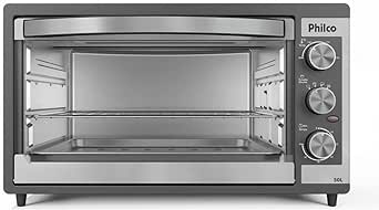 forno-eletrico-50l-philco-pfe52p-dupla-resistencia-127v - Imagem