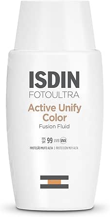 Protetor Solar e Clareador Facial ISDIN Active Unify FPS 99 - 50ml