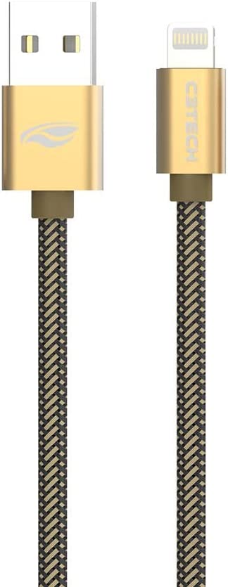 cabo-c3tech-usb-lightning-cb-210gd-dourado-2metros-compativel-ios - Imagem