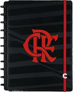 caderno-inteligente-grande-flamengo-rubro-negro-215x280-mm-80-folhas - Imagem