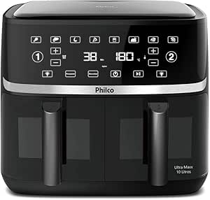 Air Fryer Philco 10l Cesto Duplo 2000w Paf10a 220v