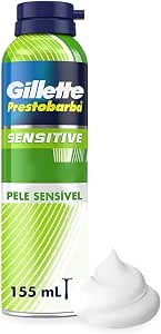 Espuma de Barbear Gillette Prestobarba Sensitive 150g