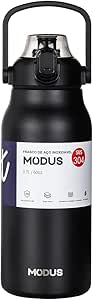 modus-garrafa-termica-de-grande-capacidade-em-aco-inoxidavel-com-canudo-1700ml-preto - Imagem
