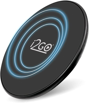 Carregador Sem Fio Fast Charge I2go 10w Chumbo - I2go Pro Preto