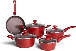 jogo-de-panelas-5-pecas-ceramic-life-optima-com-fundo-de-inducao-brinox-vermelho-carmin - Imagem