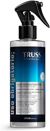 Truss Uso Obrigatório Reconstrutor Capilar 260ml Truss Uso Obrigatório Reconstrução Restauração