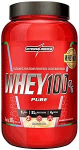 whey-100-pure-900g-integralmedica-morango - Imagem