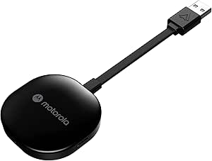 Adaptador Motorola sem fio android auto MA1 Preto