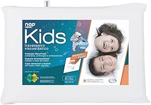 travesseiro-nasa-kids-viscoelastico-d28-antiacaro-branco-capa-100-algodao-nap - Imagem