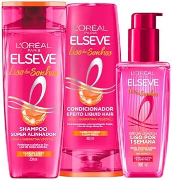 kit-shampoo-condicionador-e-serum-loreal-paris-elseve-liso-dos-sonhos - Imagem