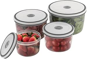 electrolux-kit-potes-de-plastico-hermetico-redondo-transparentebranco-4-unidades - Imagem