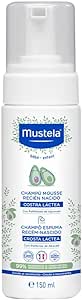 Mustela Shampoo Recém-Nascido 150 Ml - Xampu Textura Espuma Previne E Elimina A Crosta Láctea Dos Bebês - Vegano Feito Com 99% De Ingredientes De Origem Natural E Com Fórmula Biodegrável