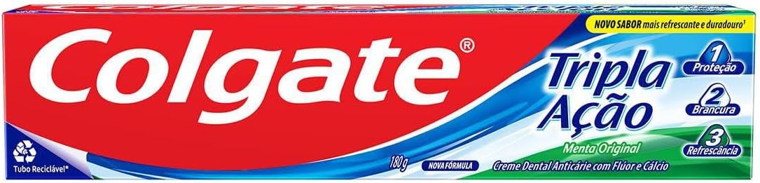 creme-dental-colgate-tripla-acao-hortela-90g - Imagem