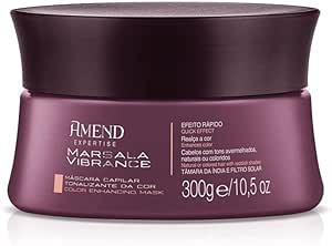 mascara-amend-expertise-cuidado-da-cor-300g-specialist-blonde-black-illuminated-cobre-effect-marsala-vibrance-castanho-brilliant-red-revival-marsala-vibrance - Imagem