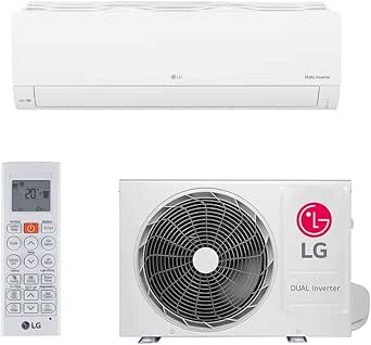 Split Hi Wall Inverter Lg Dual Compact R-32 12000 Btu/h Frio