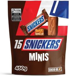 Chocolate Snickers Original Minis 15Un