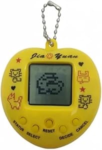 bichinho-virtual-nostalgia-chaveiro-retro-anos-90-game-machine-pet-emite-sons-para-lembrar-de-cuidar-amarelo - Imagem