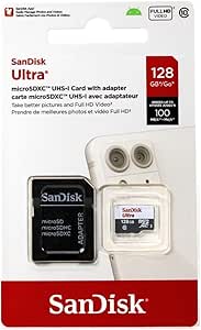 cartao-de-memoria-sandisk-128gb-classe-10-sdsdqunr-128g-gn6ta-micro-sd - Imagem
