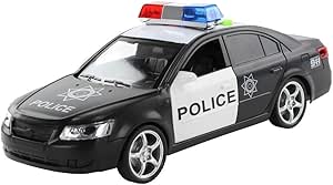 carrinho-de-policia-com-sirene-luzes-som-bbr-toys - Imagem