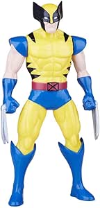 boneco-marvel-wolverine-figura-classica-articulada-de-24-cm-f5078-hasbro-amarelo-azul-e-preto - Imagem