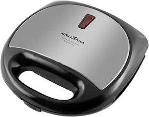 sanduicheira-e-grill-crome-inox-preto-110v-britania - Imagem