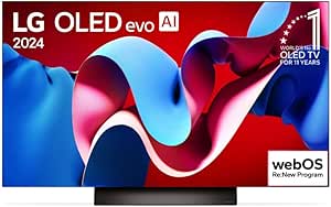 smart-tv-4k-55-lg-oled-evo-oled55c4-com-processador-a9-ger7-ai-painel-144hz-intensificador-de-brilho-design-ultra-slim-dolby-vision-e-dolby-atmos - Imagem