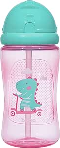 buba-garrafinha-dino-patinete-400-ml-rosa - Imagem
