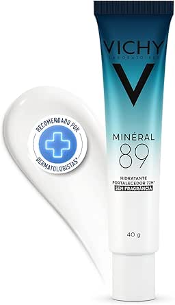 vichy-mineral-89-creme-hidratante-fortalecedor-facial-com-acido-hialuronico-esqualano-vitamina-b3-e-minerais-40ml - Imagem