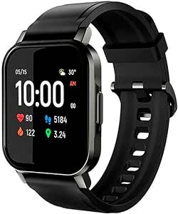 smartwatch-xiaomi-haylou-watch-2-ls02-tela-de-14-pol-bluetooth-50-classificacao-ip68-resistencia-a-agua-capacidade-de-bateria-ate-20-dias-compativel-com-android-e-iosno-brasil - Imagem