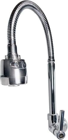 torneira-de-luxo-gourmet-pia-cozinha-parede-flexivel-oferta - Imagem