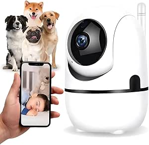 Câmera Baba Eletronica Wi-Fi de Monitoramento e Segurança com áudio bidirecional, visão noturna e detecção de movimento — solução em vigilância para bebês, idosos, pets e segurança doméstica. Premium